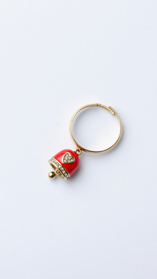 Anello Campanella rosso