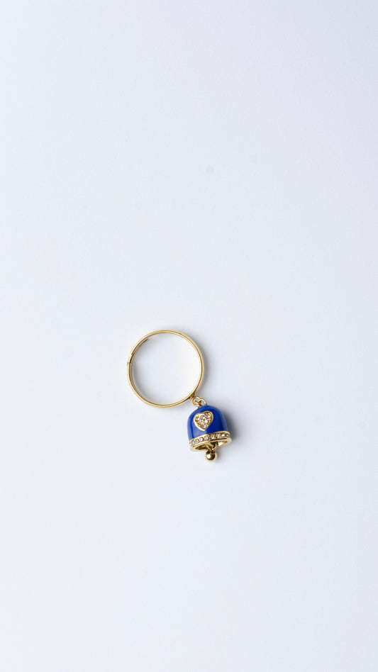 Anello Campanella Blu